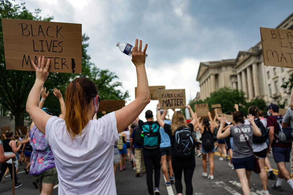 Peaceful protestors flood D.C.: a photo story