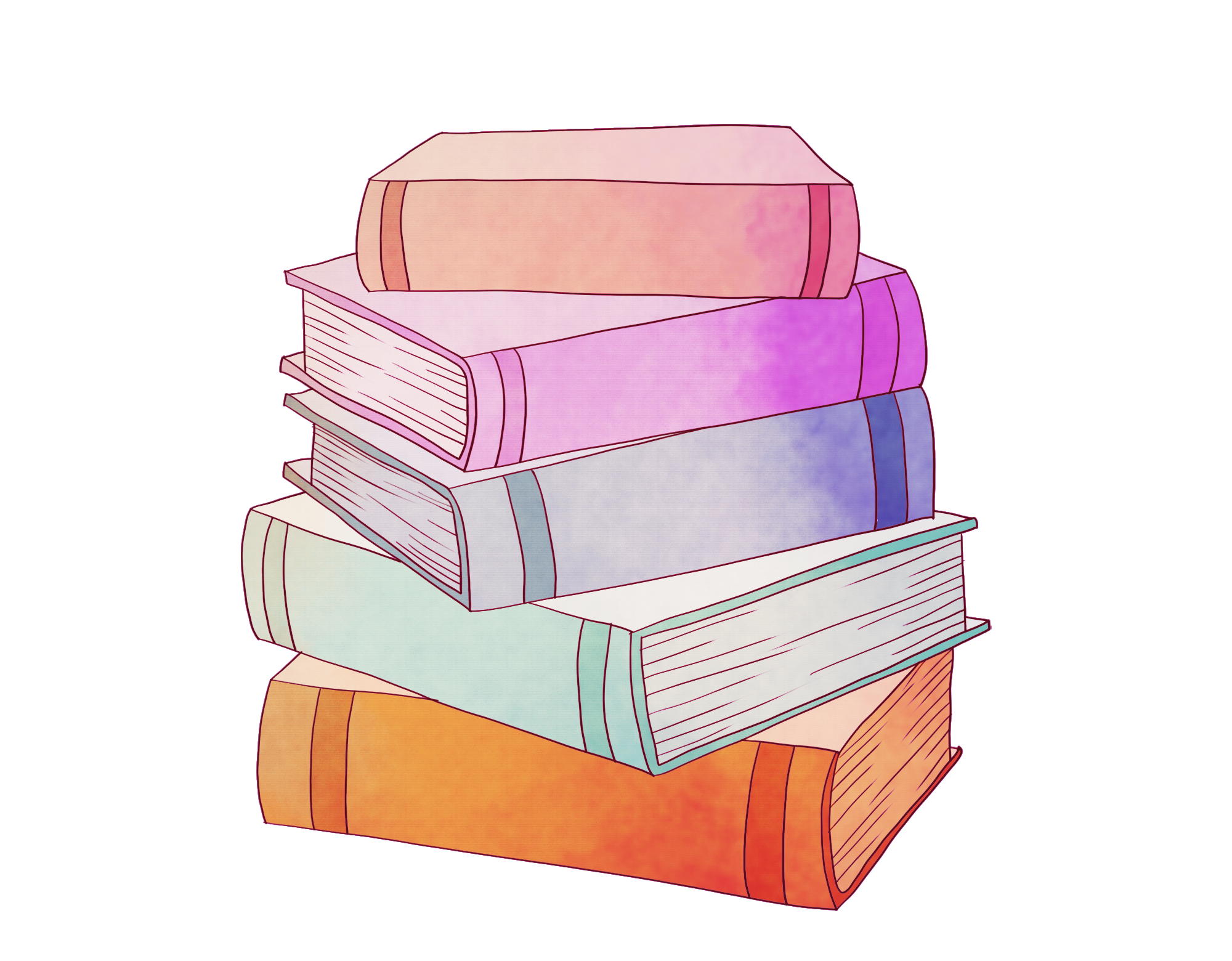 Цветные рисунки книг. Стопка книг. Стопка книг рисунок. Стопка книг на белом фоне. Иллюстрации к книгам.